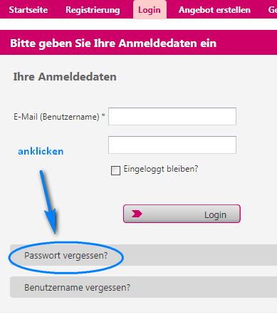 Passwort-vergessen